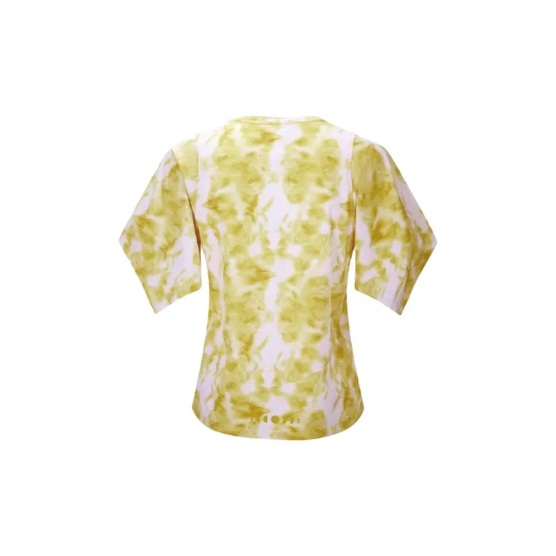 Particle Fever T-Shirt Women's Yellow Print-1