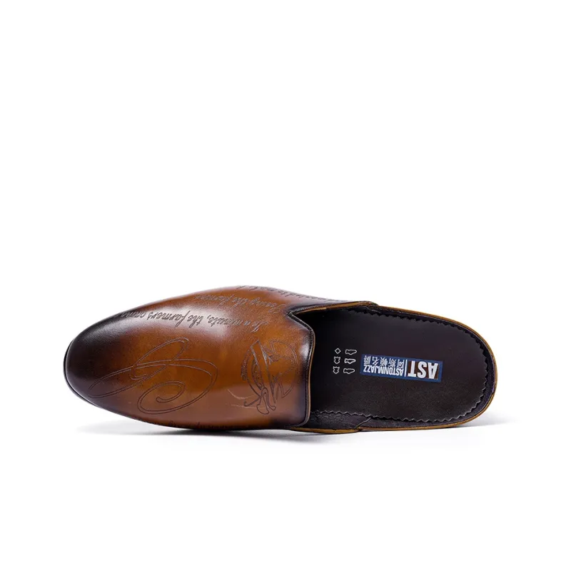 ASTON M.JAZZ Odor Resistant Abrasion Resistant Slip Resistant Wrap toe Slippers Men's-11