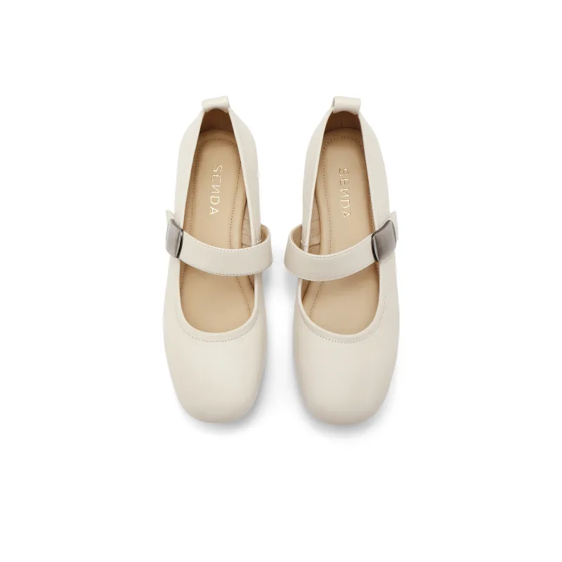 Senda Women's Casual Shoes Women's Ecru-4