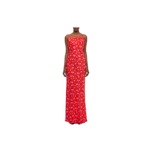 Rotate Slip Dresses Women's Red