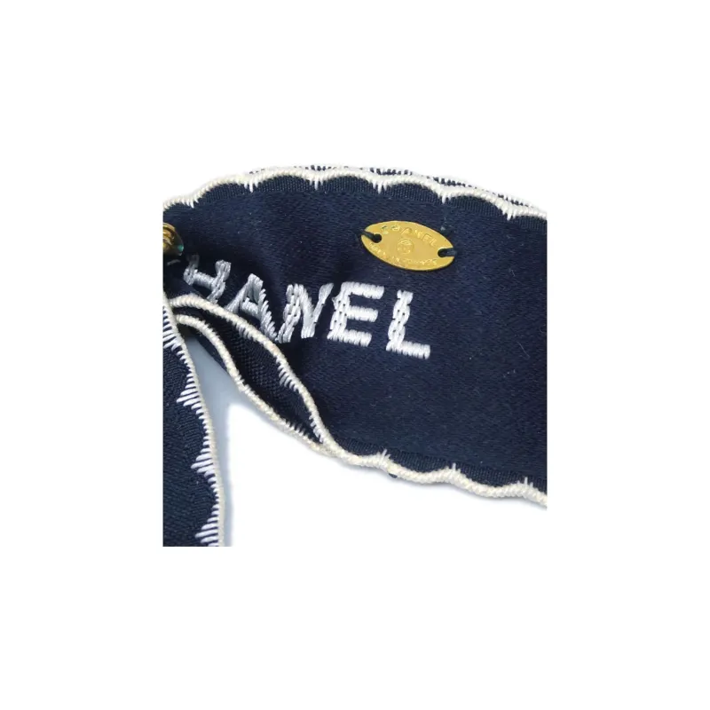 CHANEL 1990 2000s Satin Bow Brooch-2