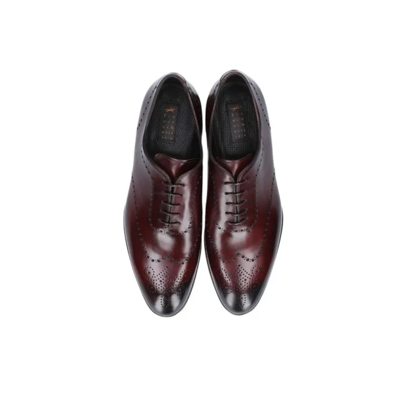 FRANCESCHETTI Francesina Siena Dress Shoes Men's Burgundy-4