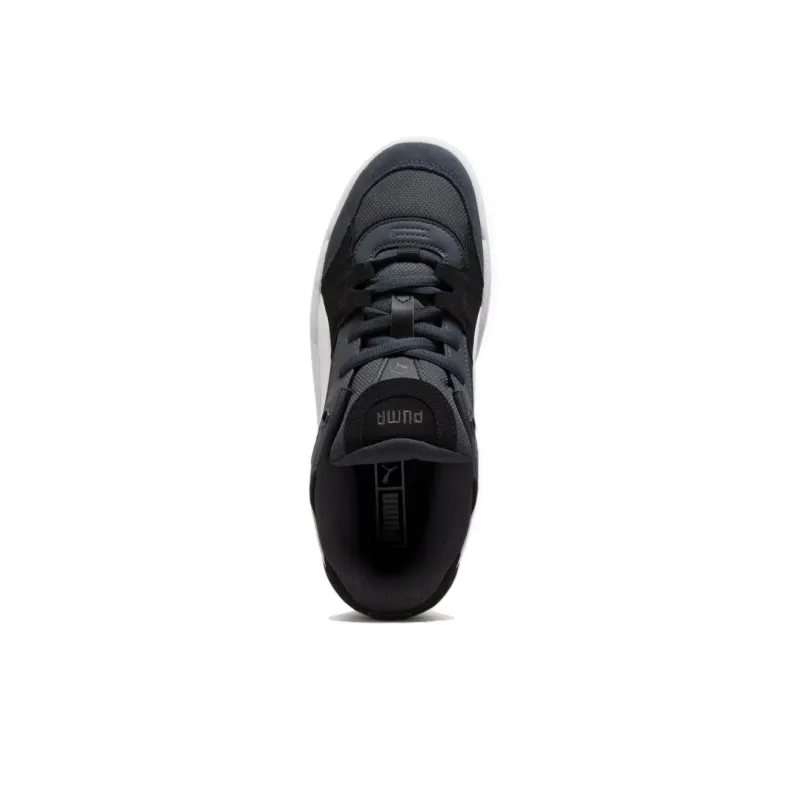 PUMA 180 Corduroy Coverage Slip Resistant And Abrasion Resistant Low Top Skateboard Shoes Unisex Gray White-3