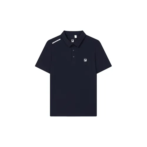 FILA Polo Shirts Men Royal Blue