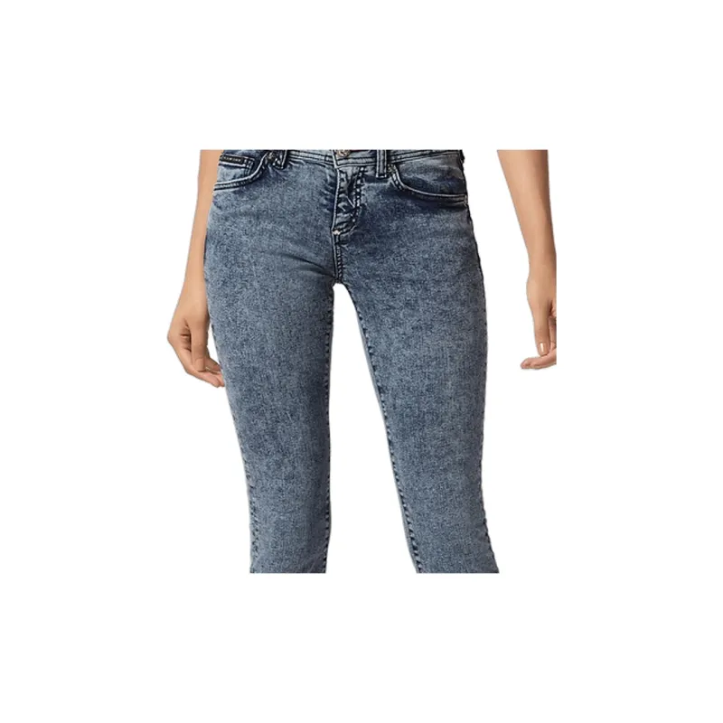 PHILIPP PLEIN High waisted Crystal Jeggings-2