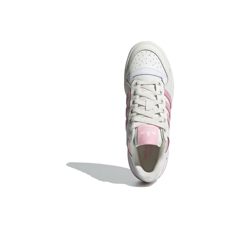 Adidas Originals FORUM BOLD STRIPES Low Top Skateboard Shoes Women's White Pink-4