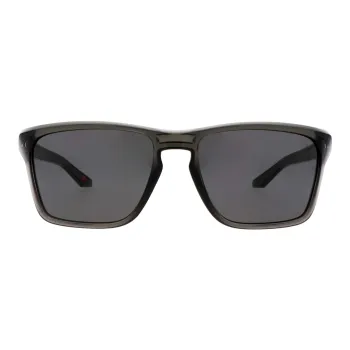 Oakley Acetate Rectangular Sunglasses Unisex Gray