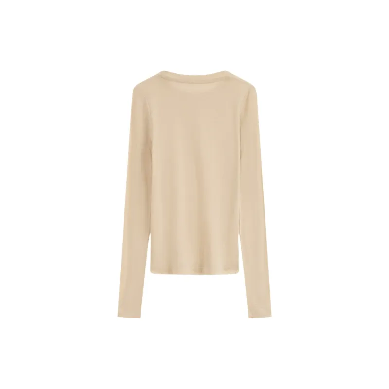 CALVIN KLEIN T-Shirt Women's Khaki-1