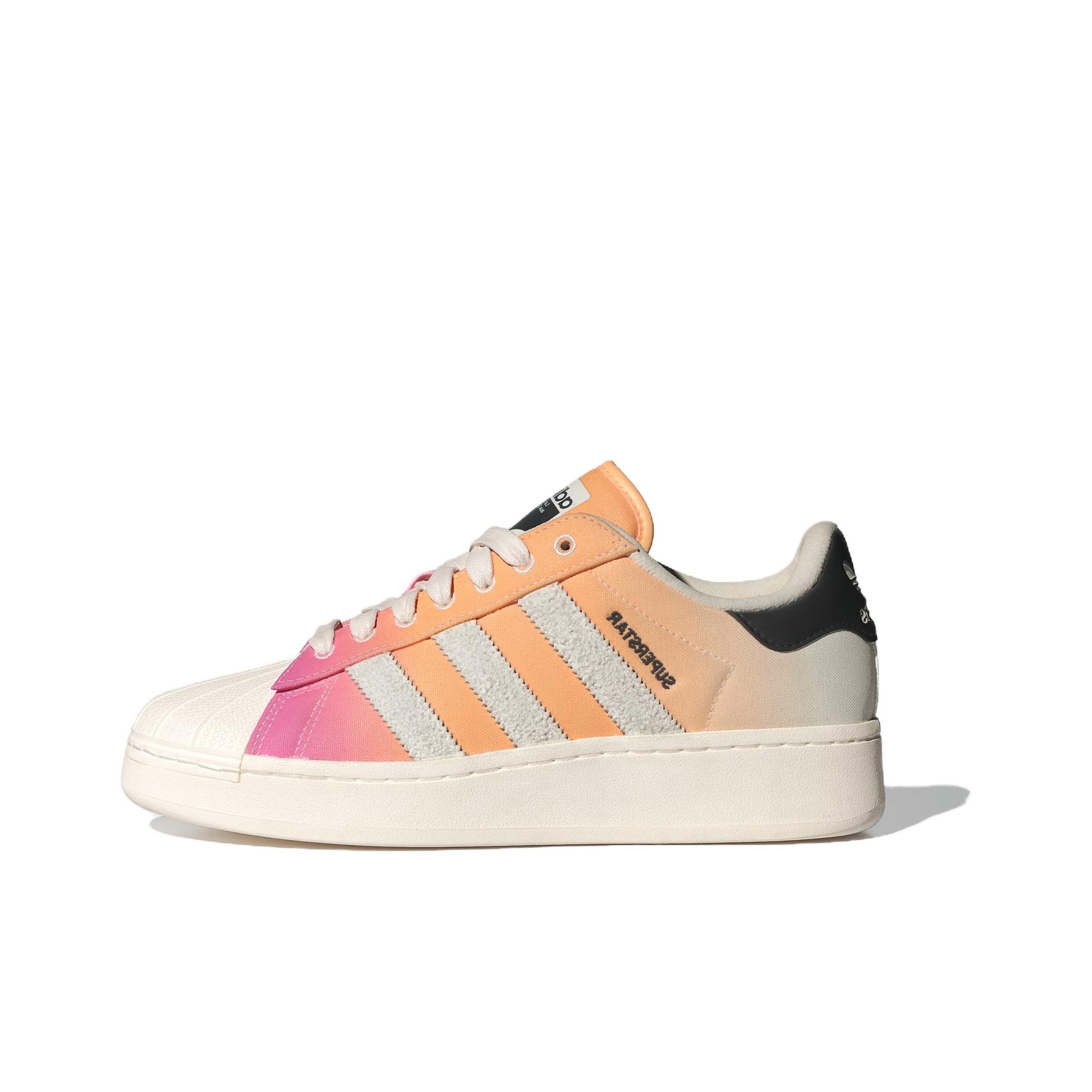 Adidas superstar orange best sale