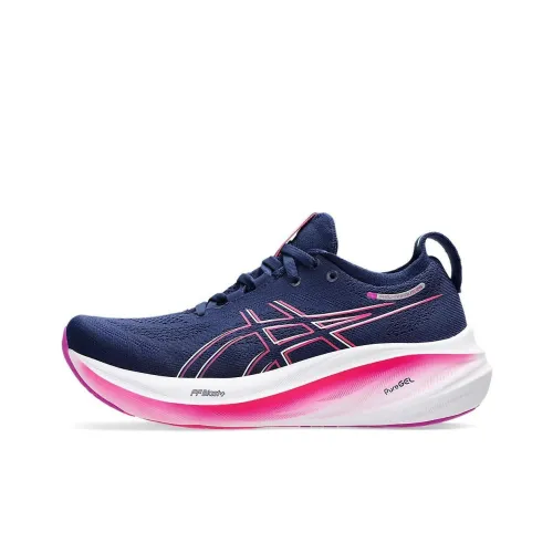 Asics GEL-NIMBUS 26 Running Shoes Women's Low-Top Black/Pink