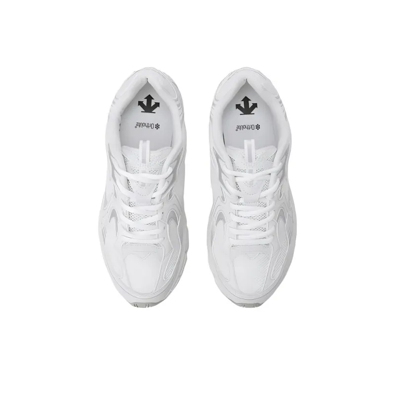 DESCENTE RUNNING Anti Slip Wear Resistant Low Top Running Shoes Unisex White-3