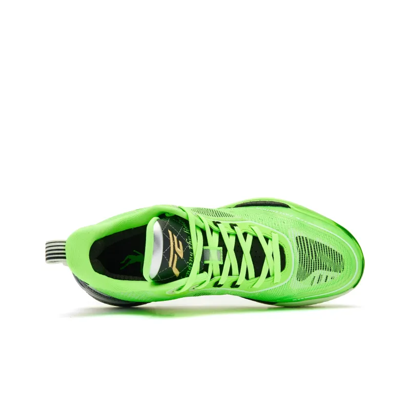 QIAODAN FE2.0 Low-Top Q-KUNGFU TURBO Basketball Shoes Men's Shiny Green Black-3