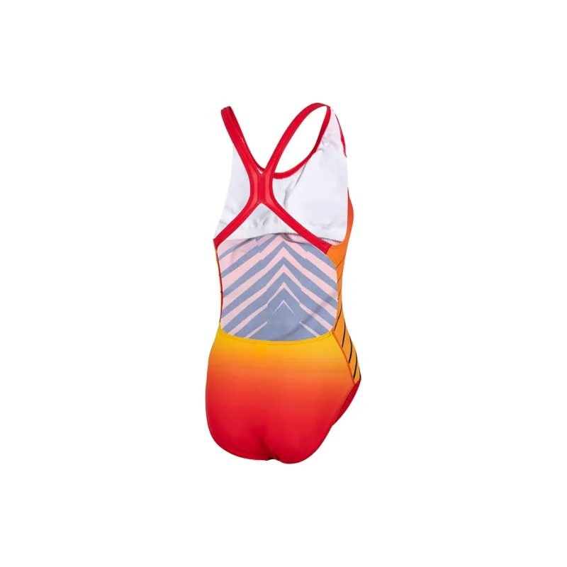 Speedo One piece Swimsuit Women's Orange Red-1