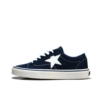 GZOZ Wear-resistant And Lightweight Low-Top Skateboard Shoes Unisex Dark Blue