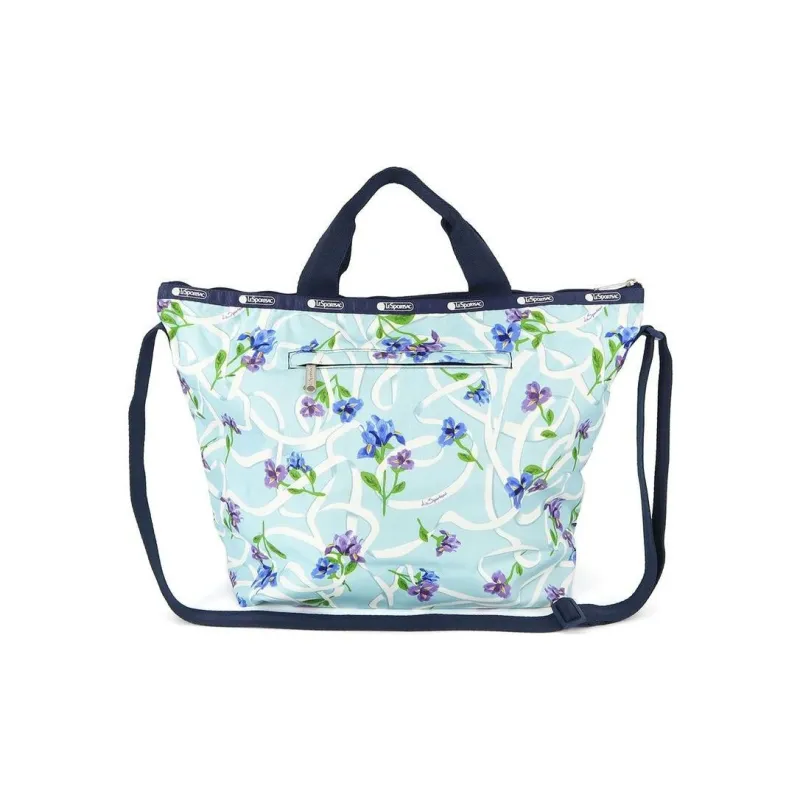 LeSportsac Nylon Tote Bag Shopping Bag Handbag Women's Light Blue-0