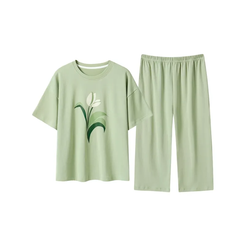 GOSO Pajama Set Women's Green Shades-0