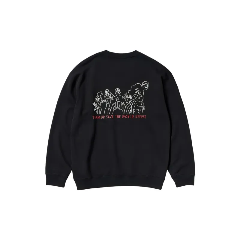 UNIQLO Yu Nagaba Collaboration Sweatshirts Men 09 Black-1