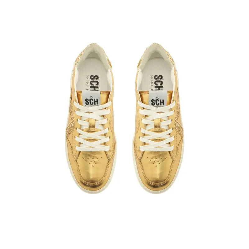 Schutz St-Bold Casual Shoes 4.6cm Women's Gold-4