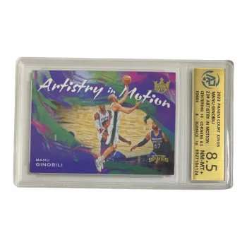 PANINI 2021 22 Oil Painting Collection, Demon Blade, Ginóbili, Spurs, Artistic Teca RPA Grading 8.5 Graded Cards 1 Pc