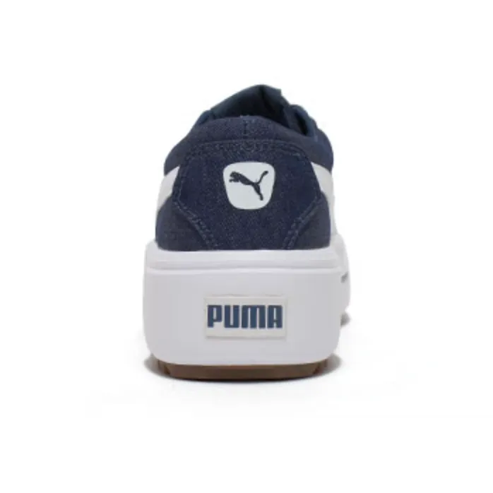 PUMA Kaia Platform Low Top Skateboard Shoes Unisex Blue White-4