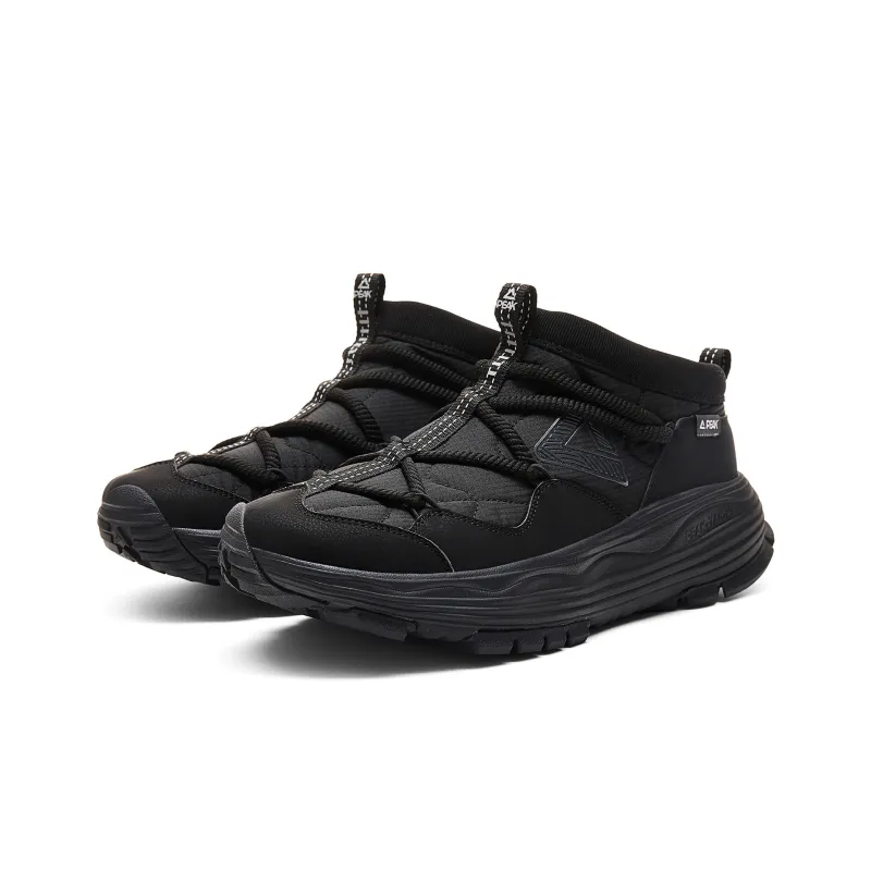 PEAK Cushioning Anti Slip And Wear Resistant Rebound Low Top Outdoor Shoes Men's Black/Dark Gray-2