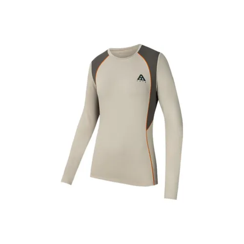 ANTA Variety Training Collection T-Shirts Women's Bare Khaki