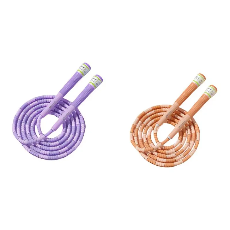 Ovanda Student Supply Non Countable Jump Ropes Kids Handle ABS Plastic, Rope TPE PVC Plastic 2.3~2.8m-19
