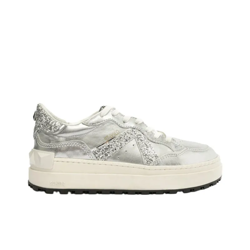 Schutz St-Bold Casual Shoes 4.6cm Women's Silver-1