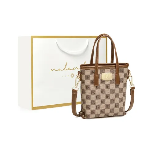 Narandu PVC And Synthetic Leather Handbag Tote Shoulder Bag Crossbody Bag Women's Khaki