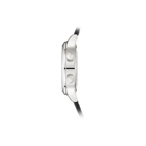 PATEK PHILIPPE Automatic Mechanical Movement Men's Watches Watch 42.2mm Black Dial Platinum Watch Case Cowhide Strap-2