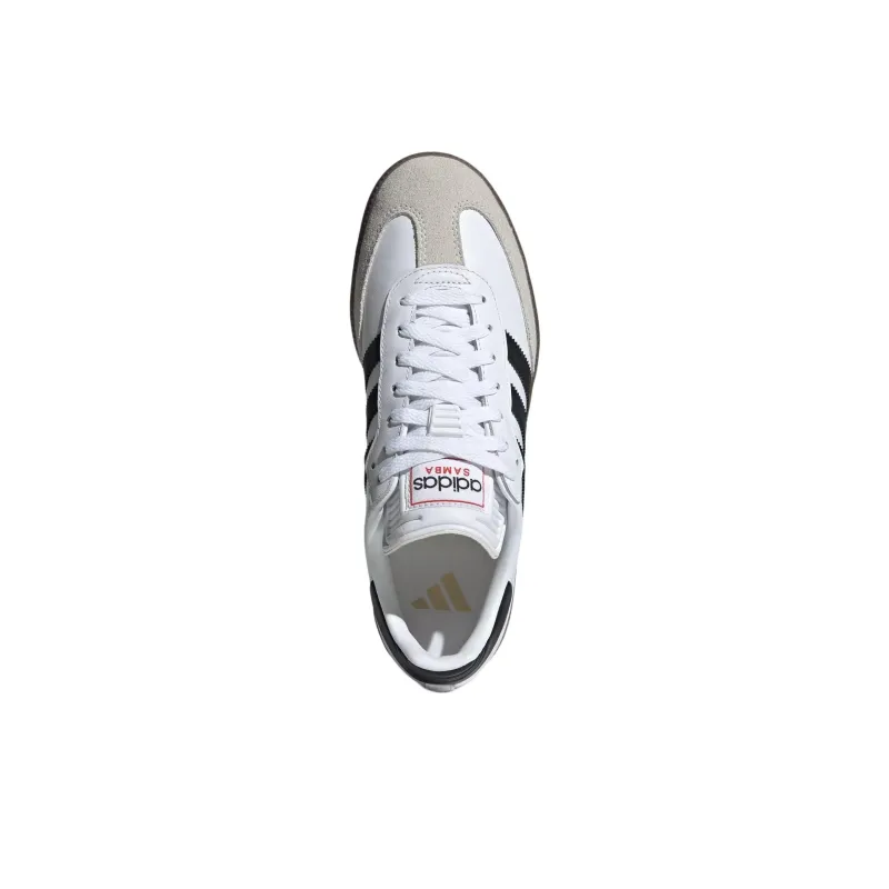 Adidas Samba Indoor Cloud White Core Black Vivid Red-4
