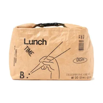Beams Polyethylene Pe Lunch Cooler Storage Bag Regular Men's Light Brown/Dark Brown/Marine Blue