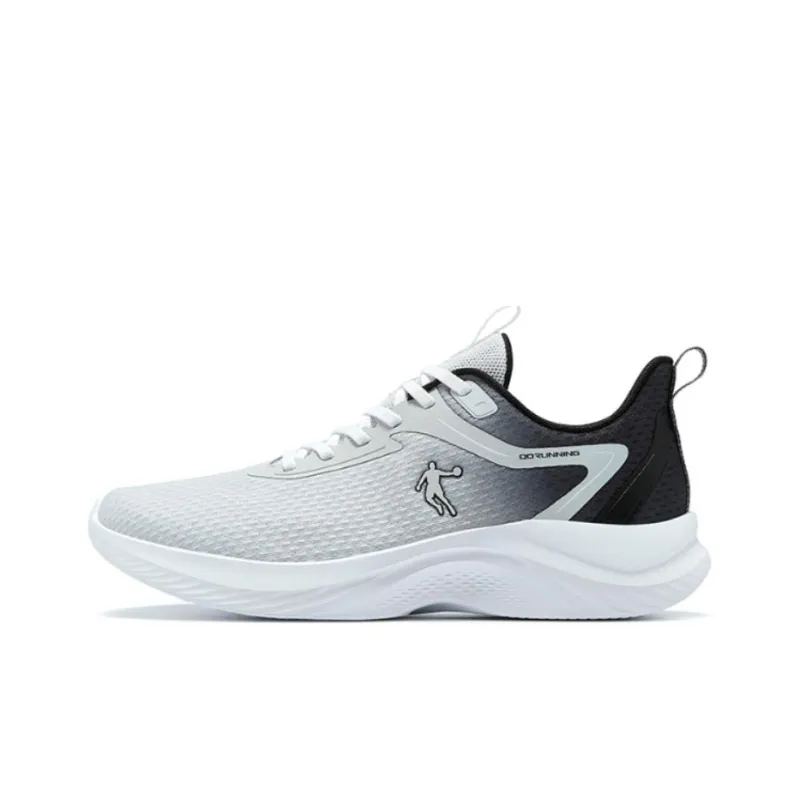 QIAODAN Cushioning And Breathable Low Top Casual Running Shoes Men's Gray-0
