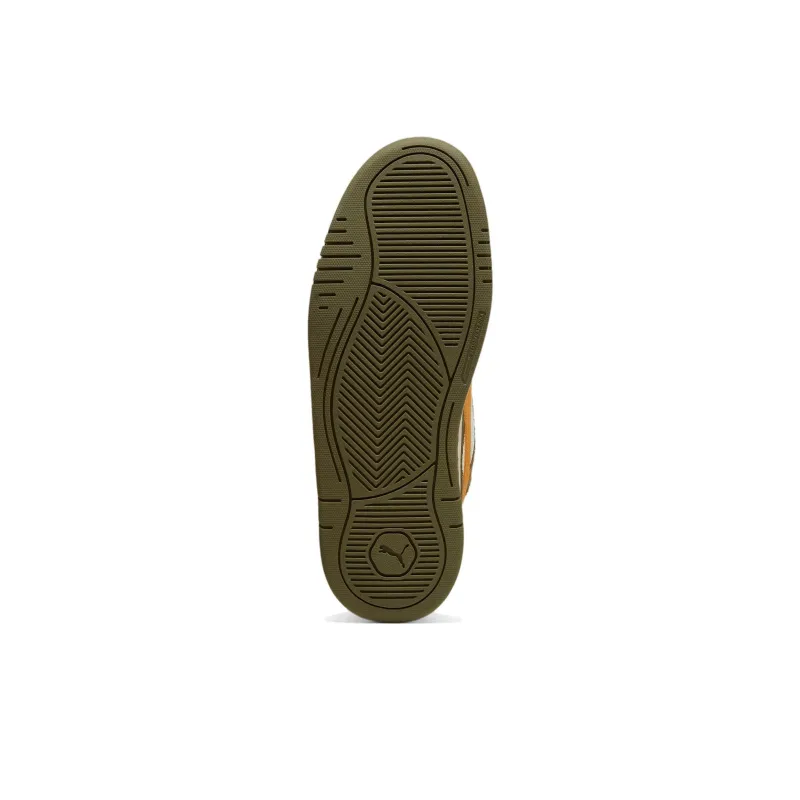 PUMA 180 Leather Anti Slip And Wear Resistant Breathable Low Top Casual Shoes Unisex Olive Green-4