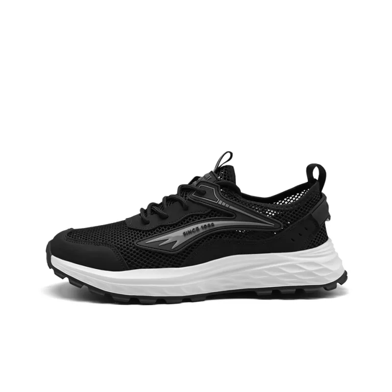AOKANG Running Shoes Men Low Top Gray, Black-0