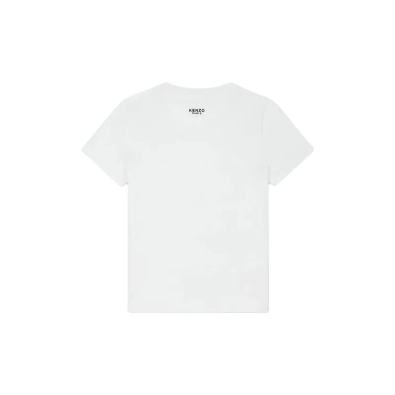 KENZO Boke Flower Embroidered Crewneck T Shirt-1