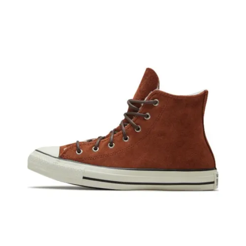 Converse Chuck Taylor All Star Canvas Shoes Women's High-Top Brown/White