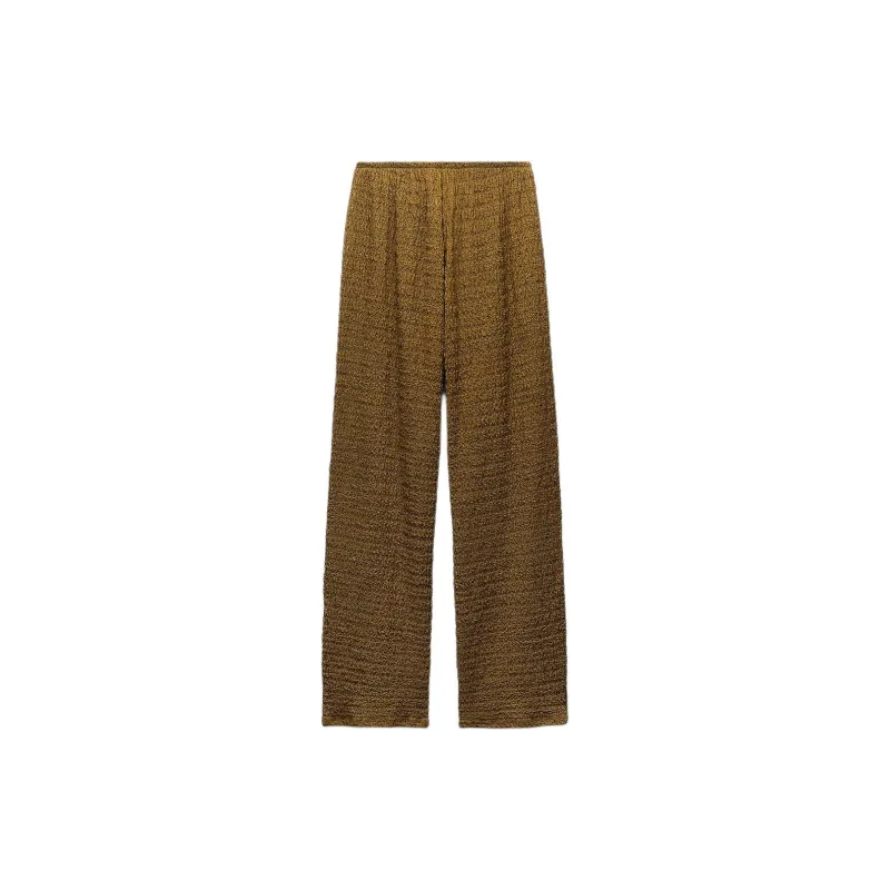 ZARA Casual Pants Women's Olive Green-1