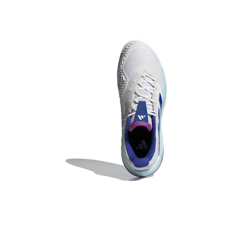 Adidas Barricade 13 Cloud White Lucid Blue Semi Flash Aqua-2