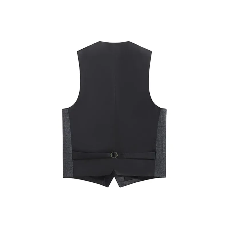 ZIOZIA Vests Men Gray-1