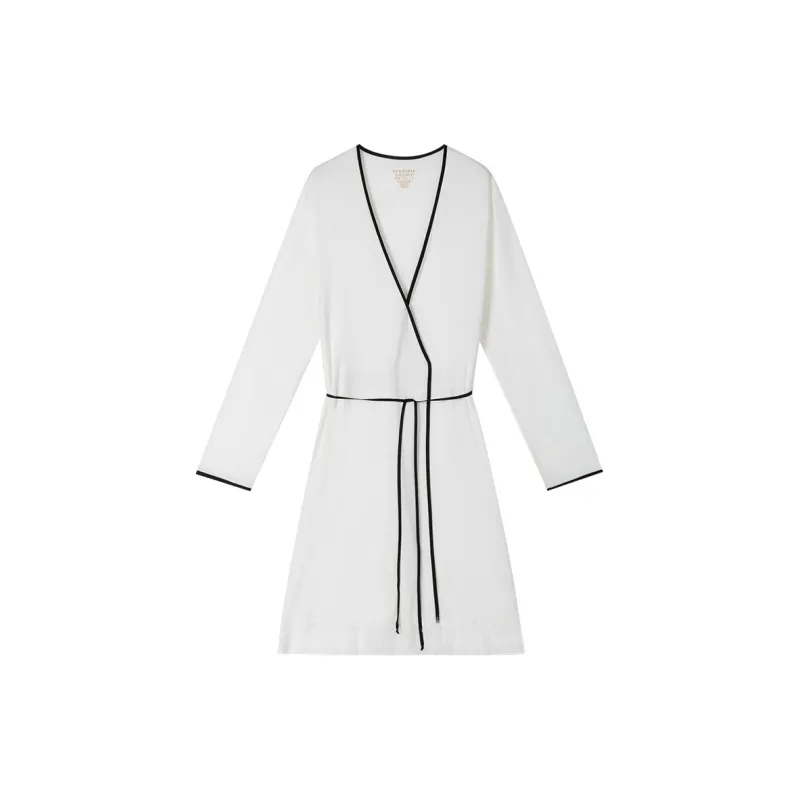 Shuya Pajama Robe Women's White-0