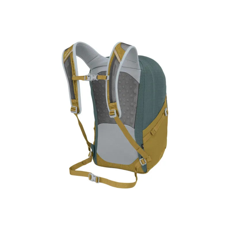 OSPREY Nylon Outdoor Mountaineering Bag Backpack Regular Unisex Gold Brown & Green-2