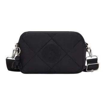 Kipling Polyamide Shoulder Bag, Crossbody Bag Small Size Women's Cosmic Black