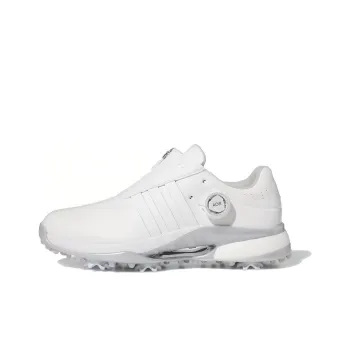 Adidas Tour360 24 Boa Boost Cushioning, Wear Resistant Low Top Golf Shoes Women's White