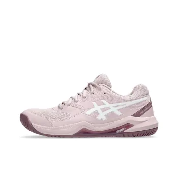 Asics Gel Dedicate 8 Cushioning Low Top Tennis Shoes Women's Purple White