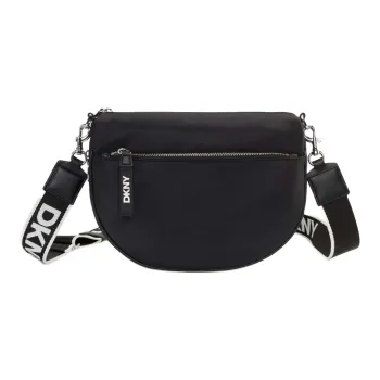 DKNY Polyester Shoulder Bag Crossbody Bag Women's Black
