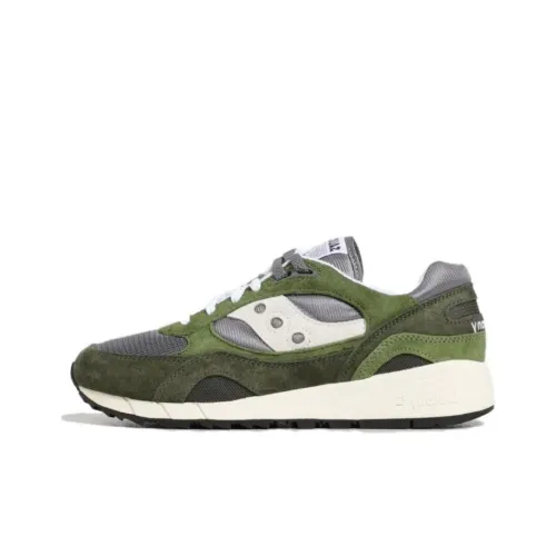 Saucony Shadow 6000 Anti-Slip Wear-Resistant Low-Top Running minimalista Men's Green White