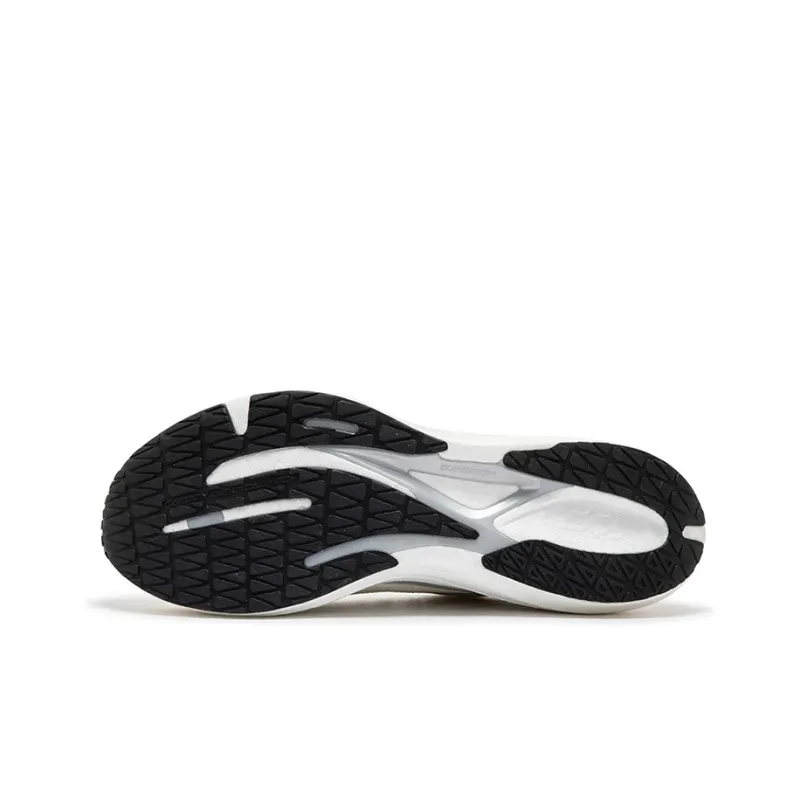 361° Cushioning, Slip Resistant, And Abrasion Resistant Low Top Running Shoes Men's Feather White-4