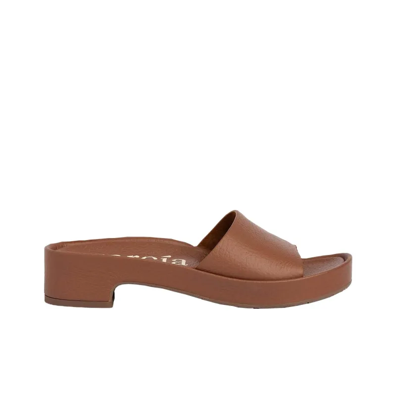 Pedro García Slide Slippers 4cm Women's Brown-1