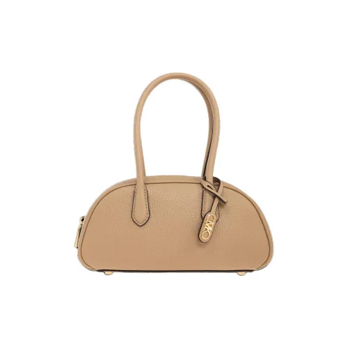 MICHAEL KORS Grain Leather One Shoulder Handbag Women's Beige